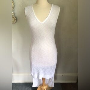 Express Shear sleeveless sweater knit midi/maxi Dress Coachella style Size XS/S